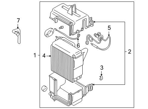 2003 Mitsubishi Montero Sport Air Conditioner Diagram 2