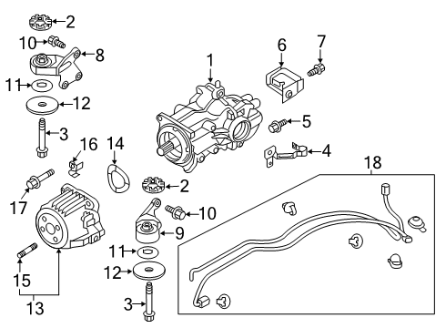 2022 Mitsubishi Eclipse Cross Differential - Rear