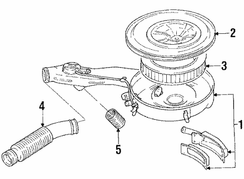 1986 Mitsubishi Mighty Max Air Inlet Diagram 2