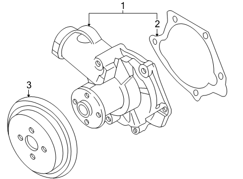 2006 Mitsubishi Lancer Water Pump Diagram 3