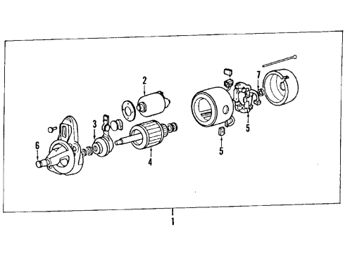 1991 Mitsubishi Eclipse Starter