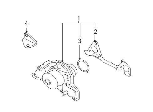 2006 Mitsubishi Eclipse Water Pump Diagram 2