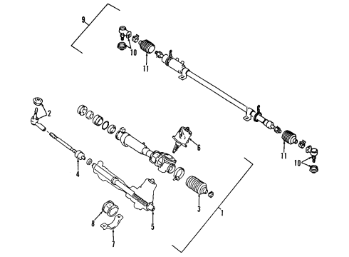 1991 Mitsubishi 3000GT P/S Pump & Hoses