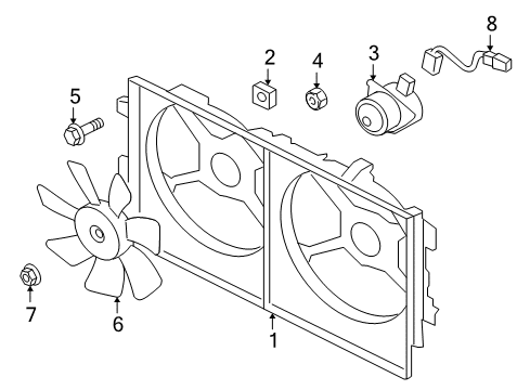 2010 Mitsubishi Lancer Cooling Fan Diagram 2