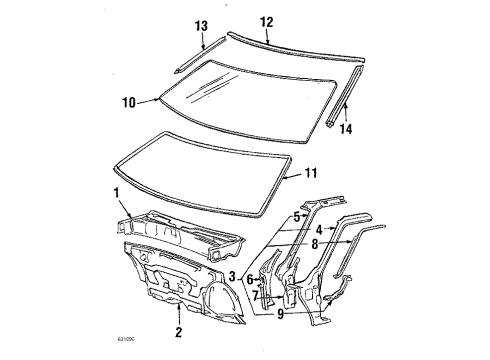 1987 Mitsubishi Cordia Cowl Panels