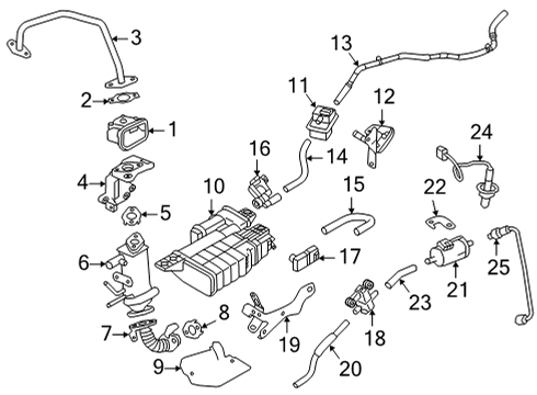 2024 Mitsubishi Outlander EGR System