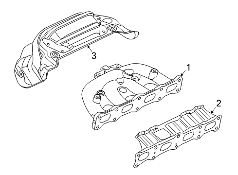 2008 Mitsubishi Lancer Exhaust Manifold