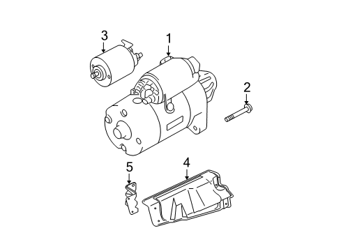 2011 Mitsubishi Galant Starter