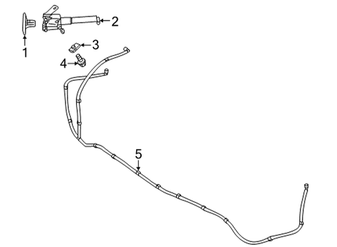 2024 Mitsubishi Outlander Headlamp Washers/Wipers