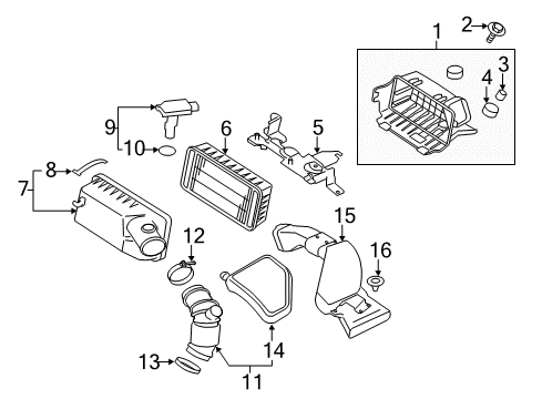 2020 Mitsubishi Outlander Sport Air Intake