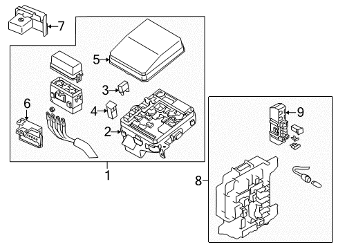 2012 Mitsubishi Outlander Electrical Components