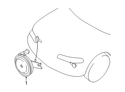 2011 Mitsubishi Galant Horn