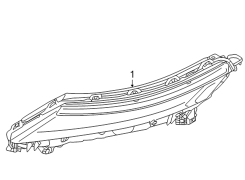 2024 Mitsubishi Outlander Combination Lamps