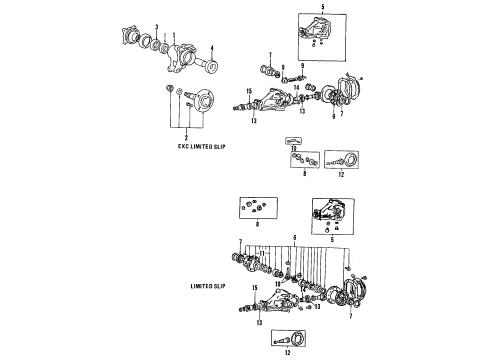 1984 Mitsubishi Starion Differential - Rear