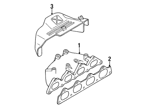1997 Mitsubishi Eclipse Exhaust Manifold