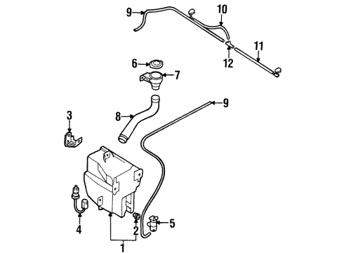 1998 Mitsubishi Eclipse Wipers Diagram 4