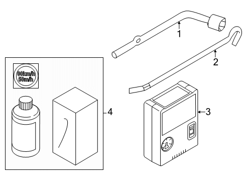 2025 Mitsubishi Outlander PHEV Jack & Components