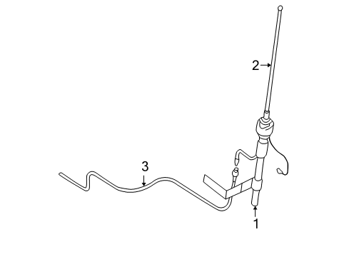 2004 Mitsubishi Eclipse Antenna & Radio Diagram 4
