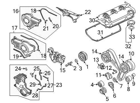 2004 Mitsubishi Endeavor Engine Parts Diagram 3