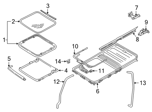 2001 Mitsubishi Montero Sunroof