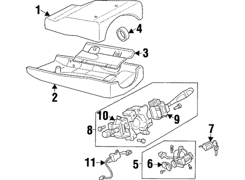 2002 Mitsubishi Mirage Ignition Lock