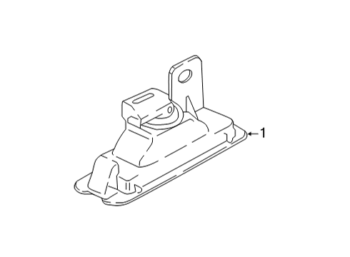 2024 Mitsubishi Outlander License Lamps