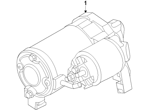 2014 Mitsubishi Mirage Starter