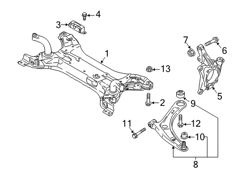 2022 Mitsubishi Eclipse Cross Front Suspension