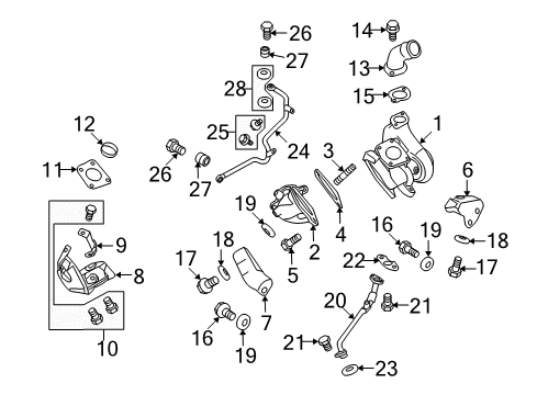 2012 Mitsubishi Lancer Turbocharger