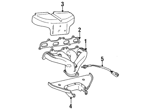 1999 Mitsubishi Eclipse Exhaust Manifold Diagram 2