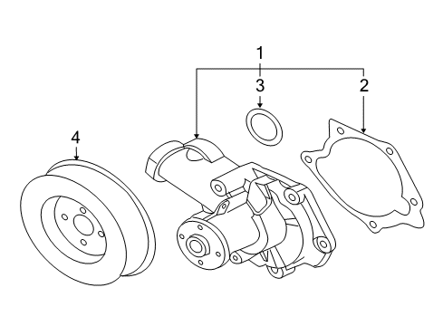 2006 Mitsubishi Lancer Water Pump Diagram 2