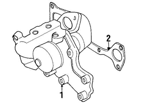 2000 Mitsubishi Montero Water Pump