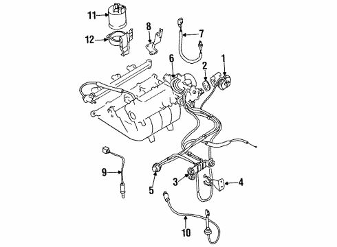 1998 Mitsubishi Galant EGR System