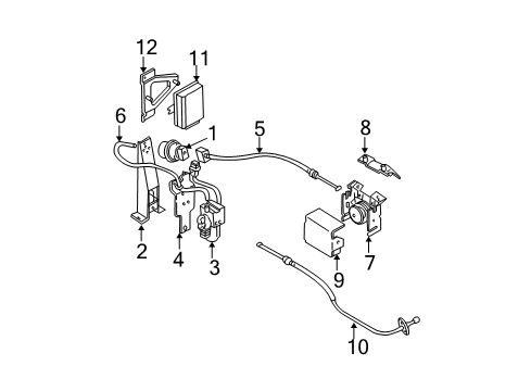 2004 Mitsubishi Montero Sport Cruise Control System