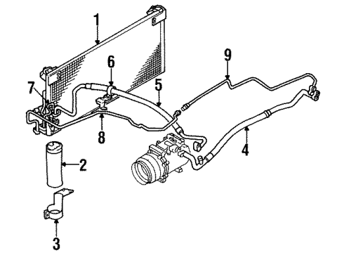 1997 Mitsubishi Eclipse Air Conditioner Diagram 2