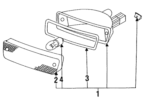 1995 Mitsubishi Expo Signal Lamps