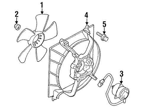 1996 Mitsubishi Eclipse Cooling Fan Diagram 2