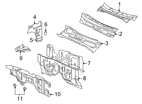 2006 Mitsubishi Raider Cab Cowl