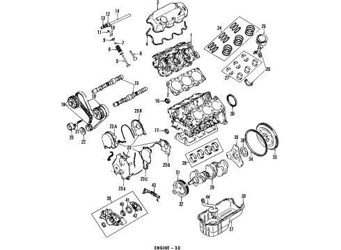 1988 Mitsubishi Galant Camshaft & Timing