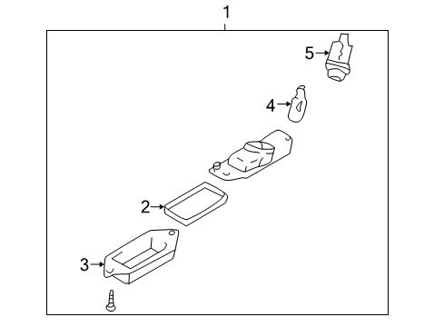 2004 Mitsubishi Lancer License Lamps