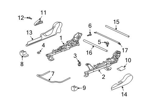 2004 Mitsubishi Outlander Tracks & Components
