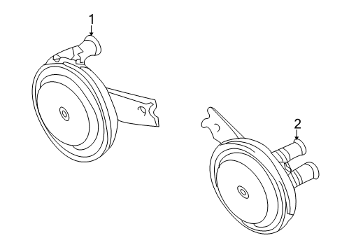 2011 Mitsubishi Endeavor Horn