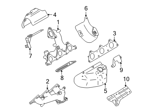 2003 Mitsubishi Eclipse Exhaust Manifold Diagram 2