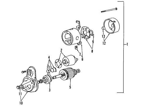 1993 Mitsubishi Expo Starter