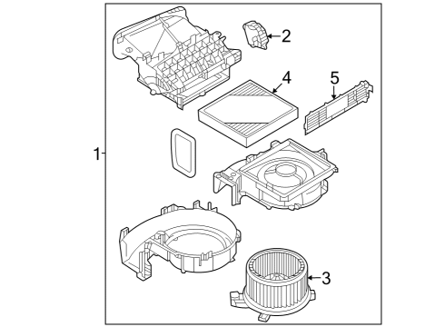 2024 Mitsubishi Outlander PHEV Blower Motor Diagram for 7802A382