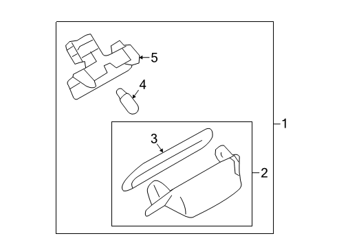 2022 Mitsubishi Eclipse Cross License Lamps