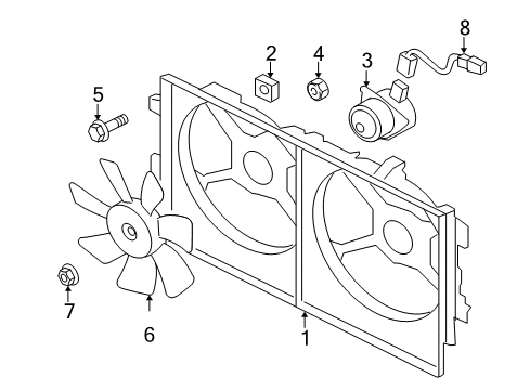 2008 Mitsubishi Lancer Cooling Fan Diagram 2