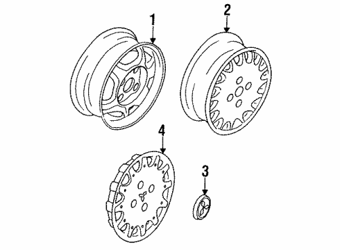 1995 Mitsubishi Expo Wheels & Trim