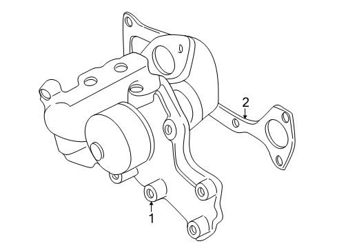 2001 Mitsubishi Montero Water Pump