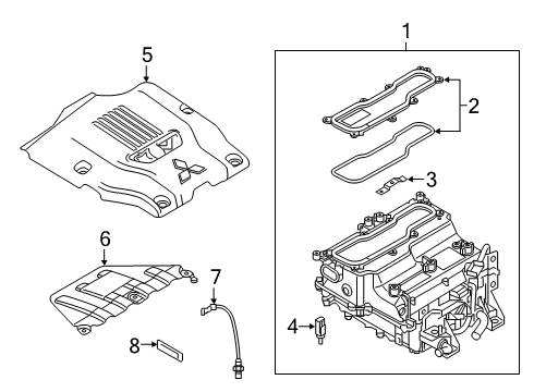 2019 Mitsubishi Outlander PHEV Electrical Components Diagram 6